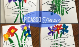 Picasso Flower Art