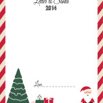 Letter to Santa free printable